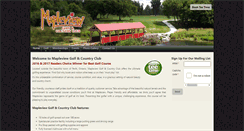 Desktop Screenshot of mapleviewgolf.com